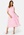 FOREVER NEW Lace Insert Midi Dress Pale Pink bubbleroom.fi