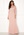Goddiva 3/4 Lace Trim Maxi Dress Blush bubbleroom.fi