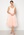 Goddiva Bardot Embroidered Midi Dress Nude bubbleroom.fi