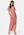 Goddiva Flutter Chiffon Wrap Maxi Dress Warm Pink
 bubbleroom.fi