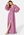 Goddiva Long Sleeve Chiffon Dress Purple Lavender
 bubbleroom.fi