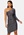 Goddiva One Shoulder Glitter Mini Dress Black/Silver
 bubbleroom.fi