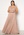 Goddiva Curve Wrap Front Sleeveless Maxi Curve Dress With Split Nude bubbleroom.fi