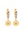 Guess Compass Coin Earrings Gold bubbleroom.fi