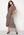 Happy Holly Evie puff sleeve wrap dress Brown / Patterned bubbleroom.fi