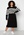 Happy Holly Lone knitted dress Black / Striped bubbleroom.fi