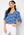 Happy Holly Pennee baloon sleeve blouse Blue / Patterned bubbleroom.fi