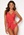 Happy Holly Salma shape swimsuit Coral red / Dotted bubbleroom.fi