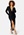 John Zack Curve Sequin Long Sleeve Rouch Dress Black
 bubbleroom.fi