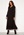 John Zack Long Sleeve Wrap Frill Maxi Dress Black bubbleroom.fi