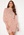 John Zack Sequin Long Sleeve Rouched Mini Dress Blush bubbleroom.fi