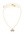 LILY AND ROSE Petite Antoinette Bow Necklace Crystal Gold bubbleroom.fi