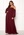 Moments New York Liliane Pleated Gown Wine-red bubbleroom.fi