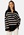 Object Collectors Item Ester L/S Knit Zip Pullover Black Stripes:Sandsh
 bubbleroom.fi