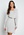 Pieces Ellen V-neck Knit Dress Light Grey Melange bubbleroom.fi