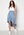Rut & Circle Telma Asymmetric Skirt Blue Print bubbleroom.fi