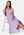 Trendyol Saga Flounce Wrap Dress Lilac
 bubbleroom.fi