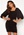VERO MODA Henny 3/4 Rouching Dress Black bubbleroom.fi