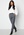 VILA Lanya HW 7/8 Suit Pants Dark Grey Melange bubbleroom.fi