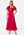 VILA Sittas V-Neck S/S Maxi Dress Pink Yarrow Detail:
 bubbleroom.fi