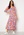 Y.A.S Alira 3/4 Long Dress Soft Pink AOP:Vio P bubbleroom.fi