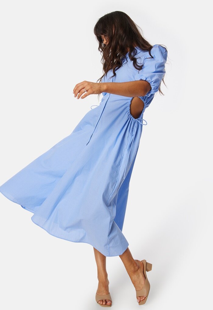 Bardot Cut out midi shirt dress