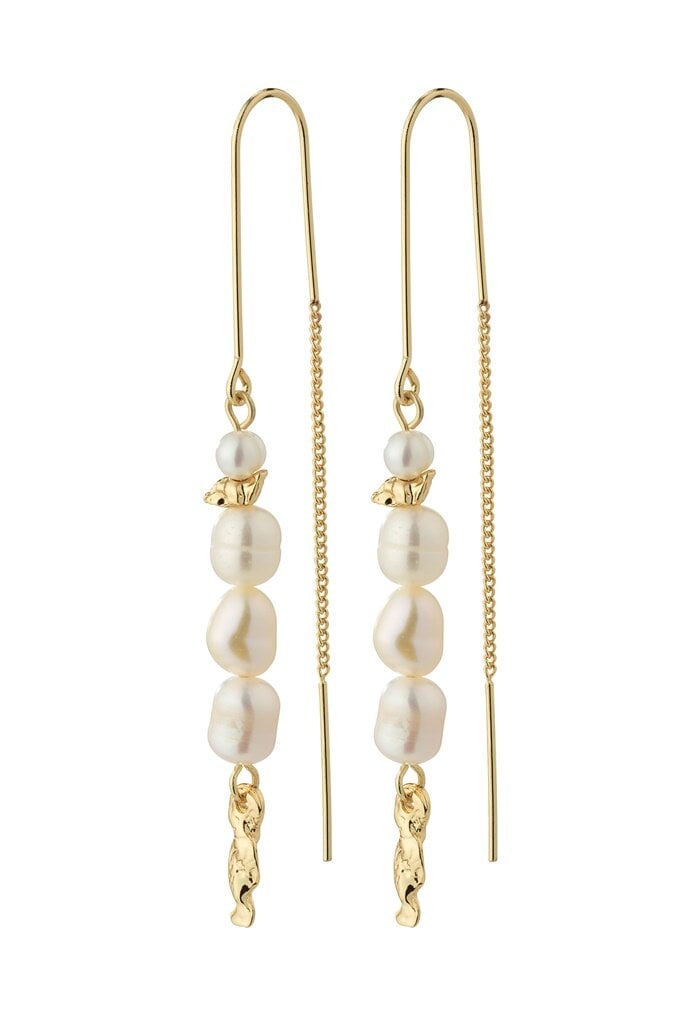 Pilgrim Berthe Pearl Chain Earrings Go