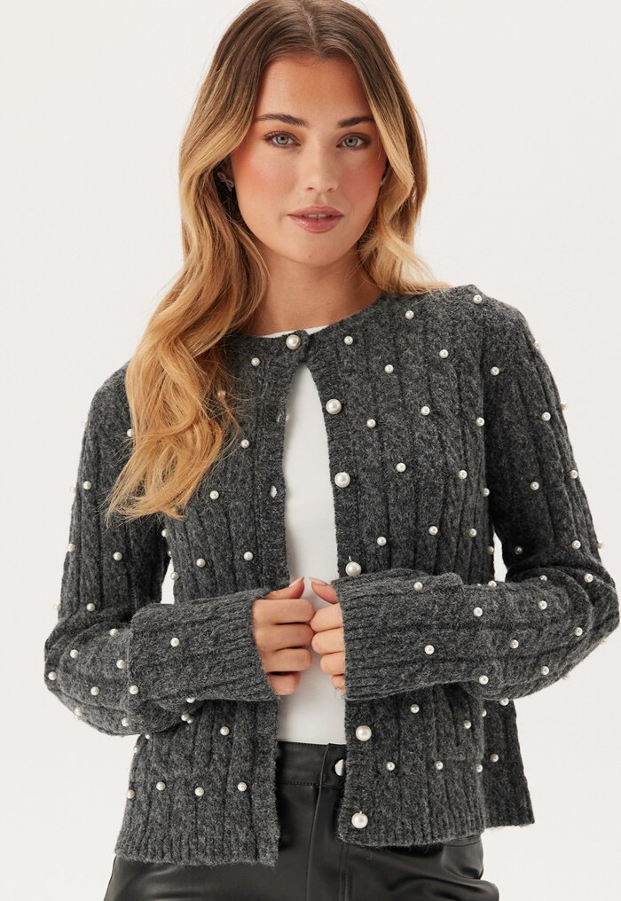 BUBBLEROOM Beaded Knitted Cardigan