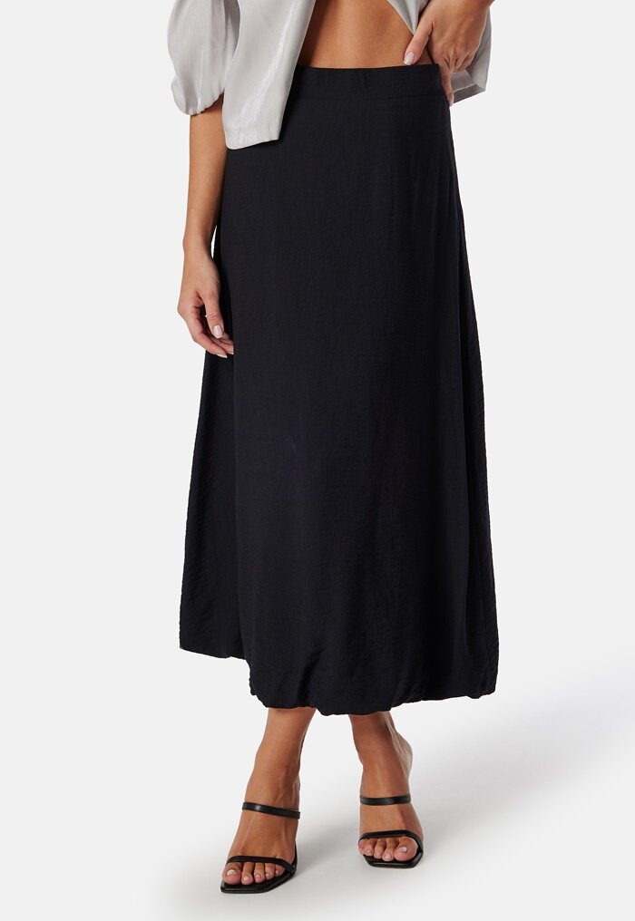 BUBBLEROOM Bubble Hem Midi Skirt