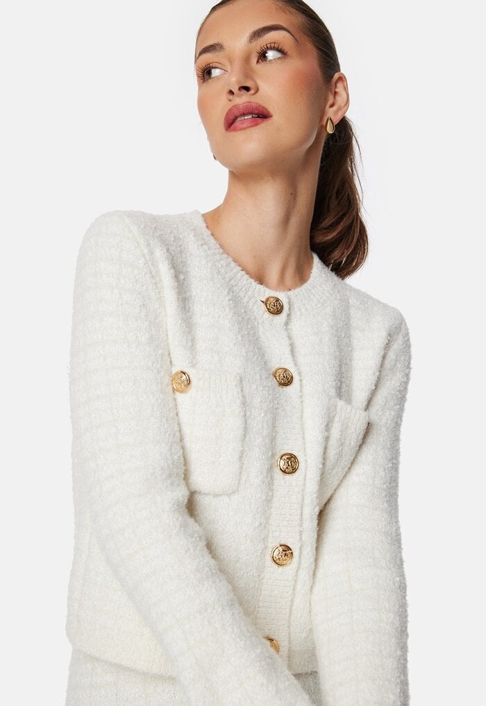 BUBBLEROOM Button Knitted Jacket