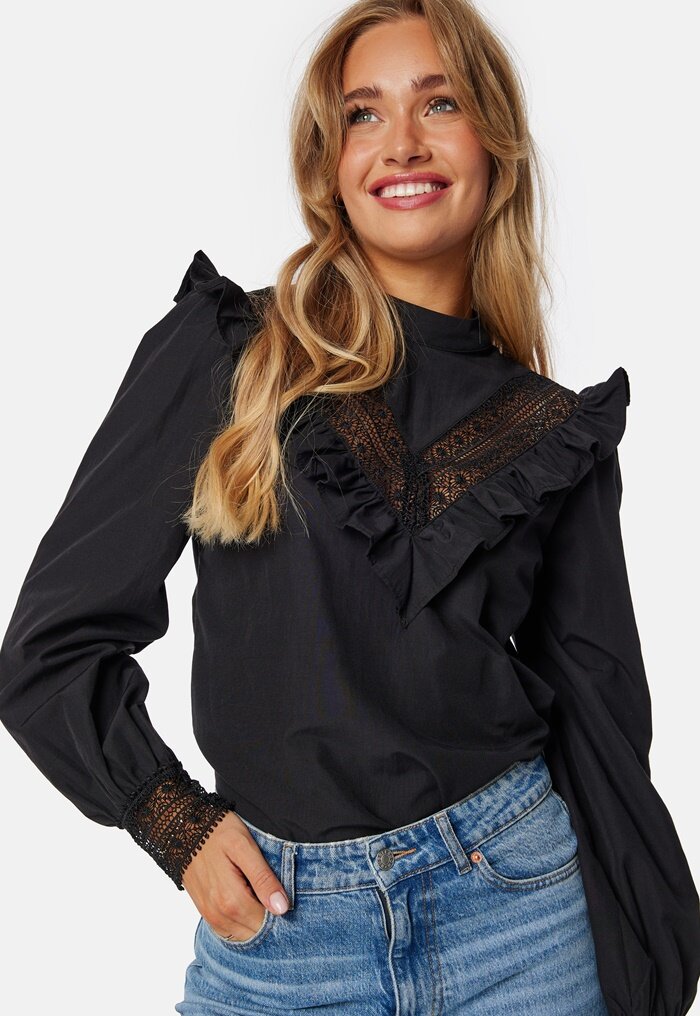 BUBBLEROOM Frill Lace Blouse 