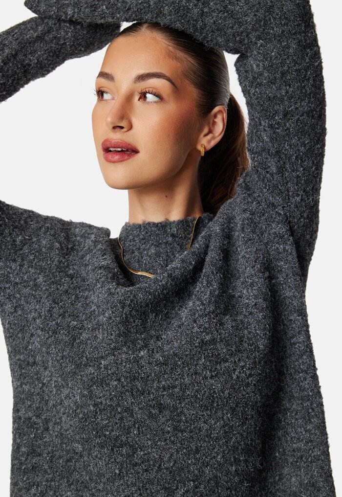 BUBBLEROOM Knitted Bouclé Sweater