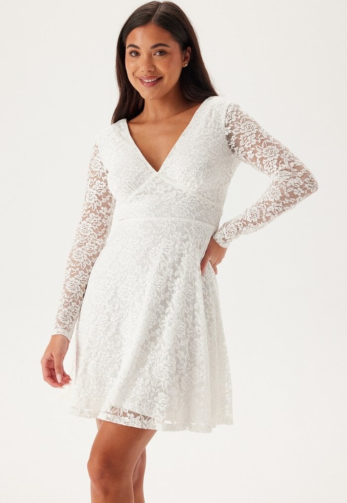 Bubbleroom Occasion Long Sleeve Lace Dress