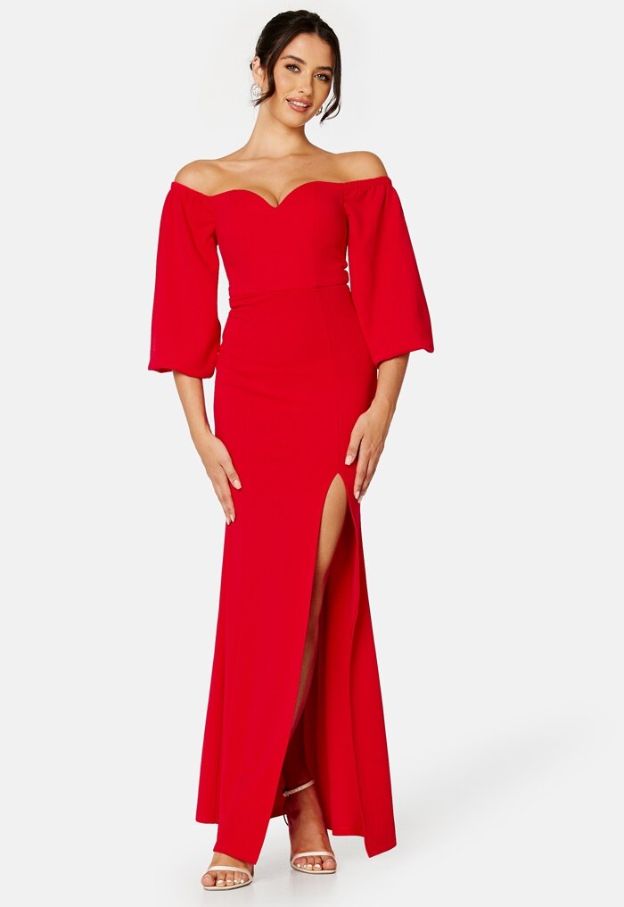 Bubbleroom Occasion Oprah Off Shoulder Gown