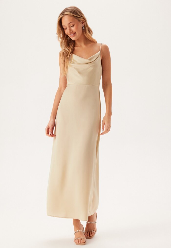 Bubbleroom Occasion Waterfall Satin Ankle dress