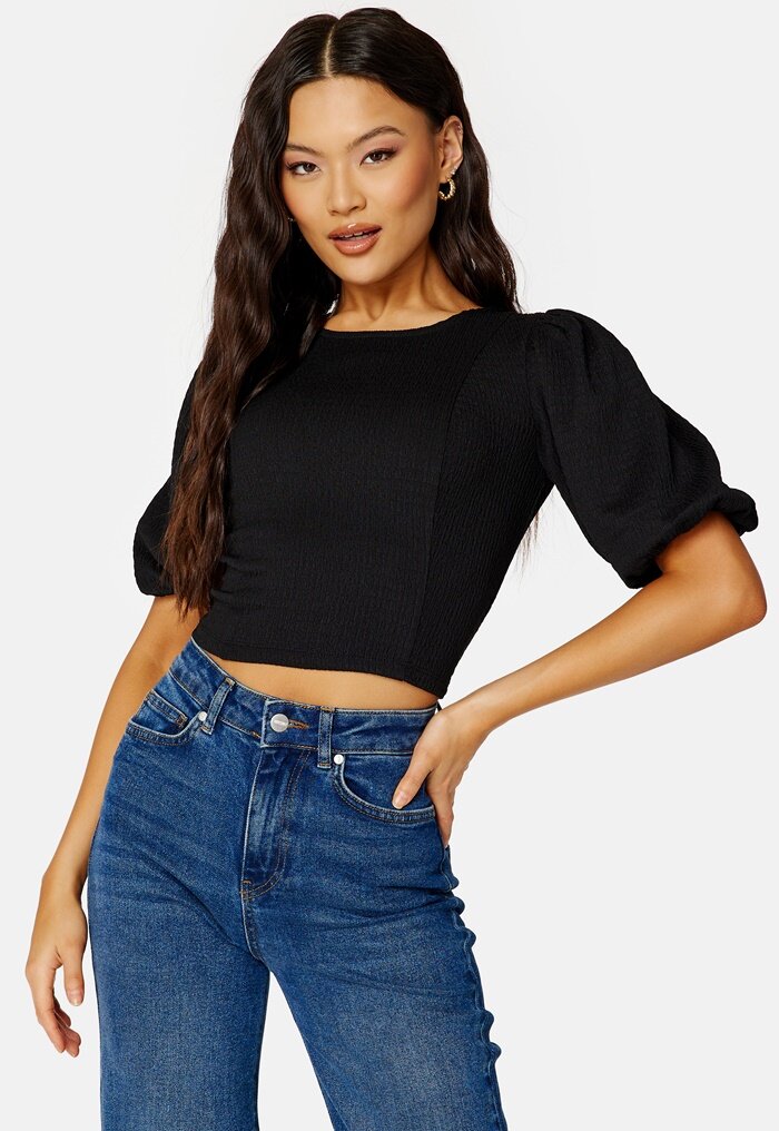 BUBBLEROOM Piper puff sleeve top