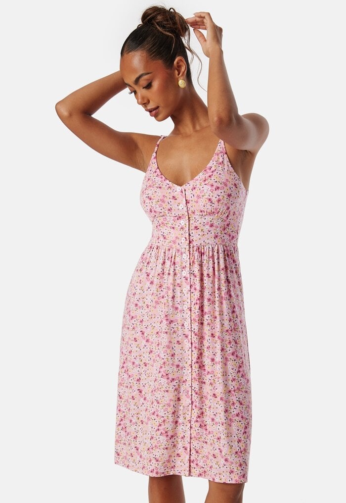 BUBBLEROOM Short Floral Strap Dress