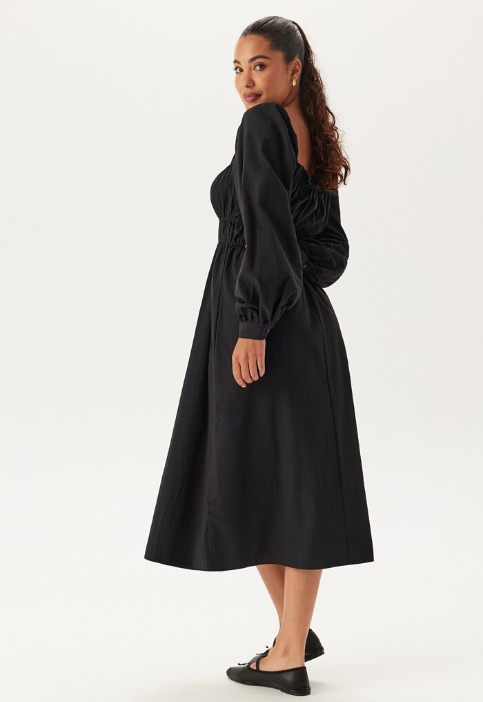 BUBBLEROOM Smock Midi Dress