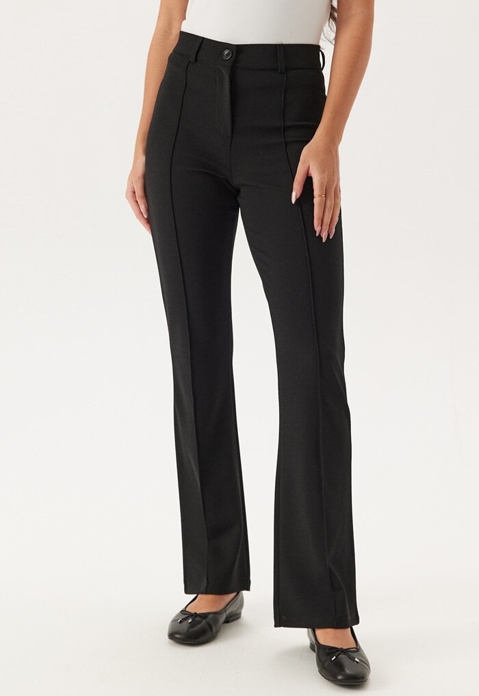 BUBBLEROOM Soft Flared Suit Trousers