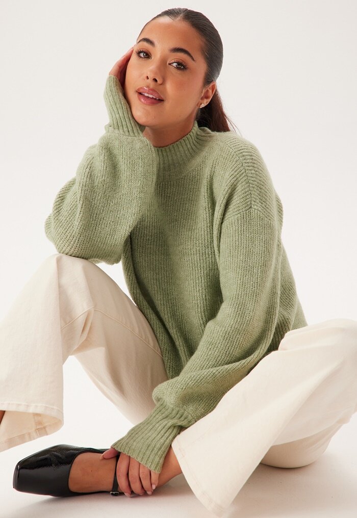 BUBBLEROOM Turtleneck Knitted Sweater