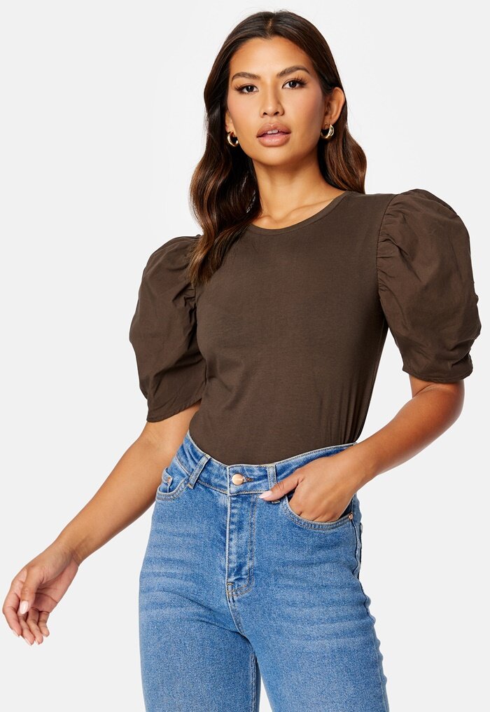 BUBBLEROOM Wesley puff sleeve top