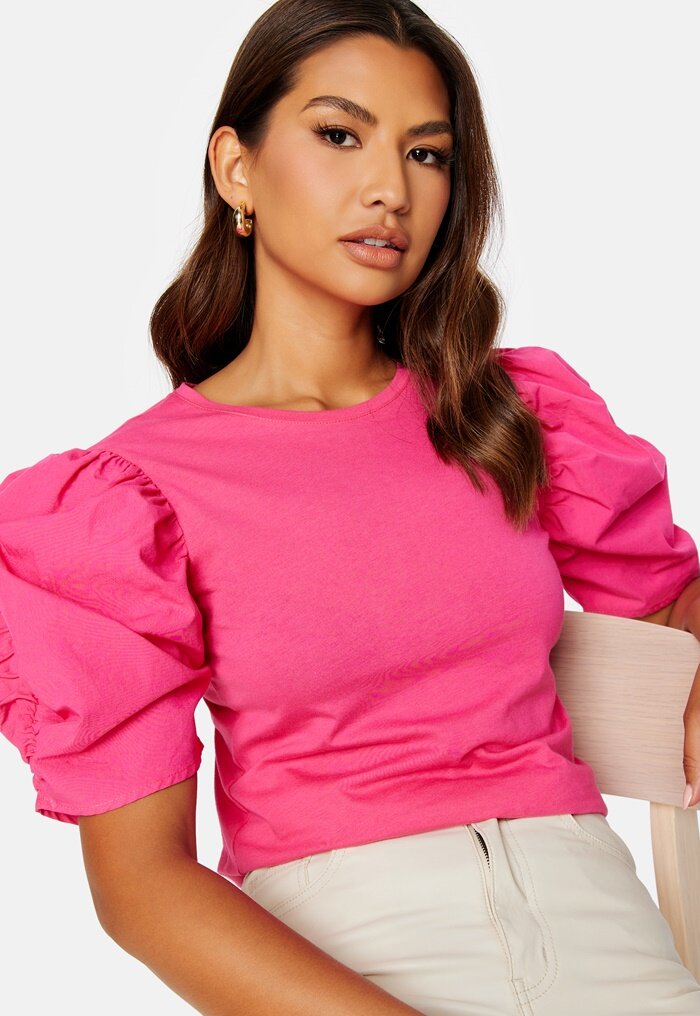 BUBBLEROOM Wesley puff sleeve top