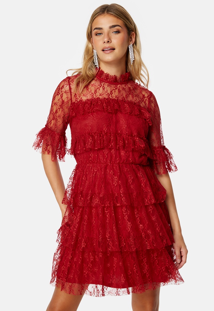 BUBBLEROOM Frill Lace Dress