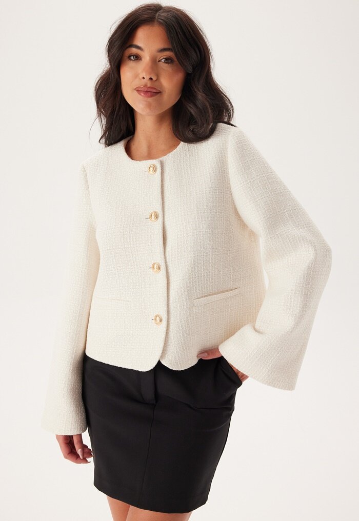 Chiara Forthi Wide Sleeve Bouclé Jacket