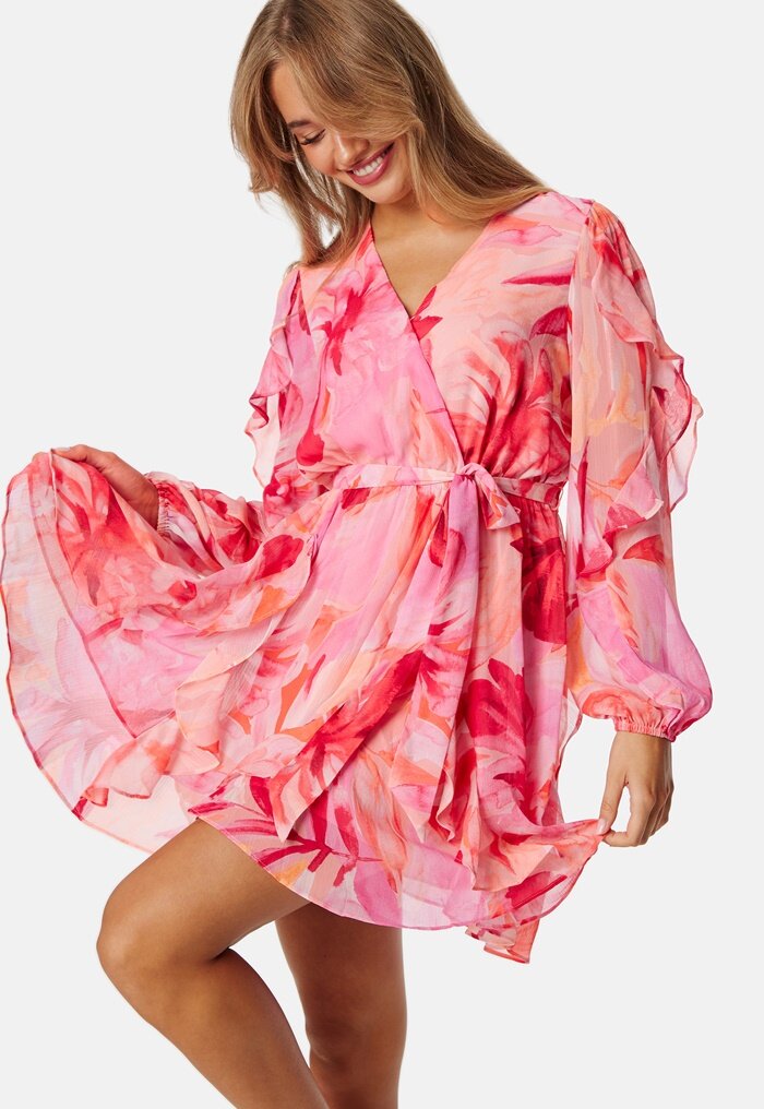 FOREVER NEW Cinzia Ruffle Mini Dress