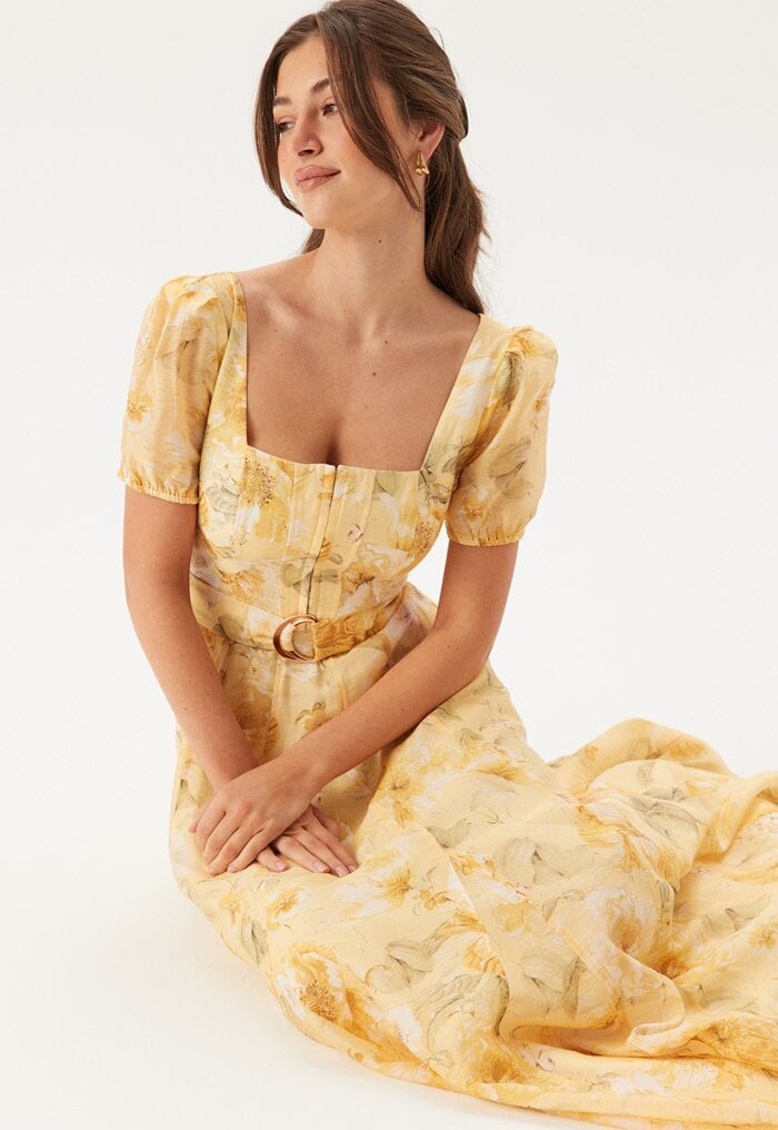 FOREVER NEW Marigold Panel Midi Dress