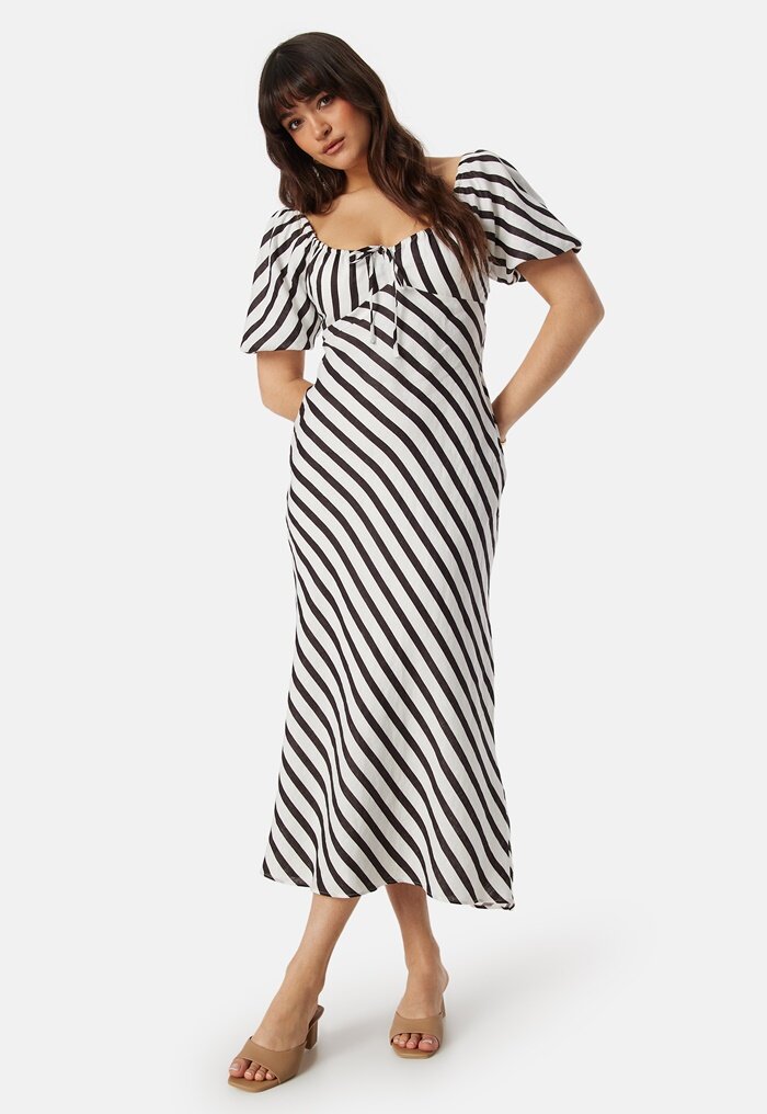 FOREVER NEW Stripe Midi Dress