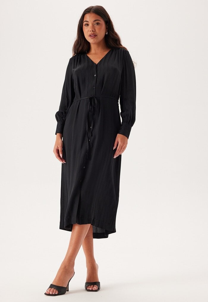 GANT Relaxed Satin Stripe Shirt Dress