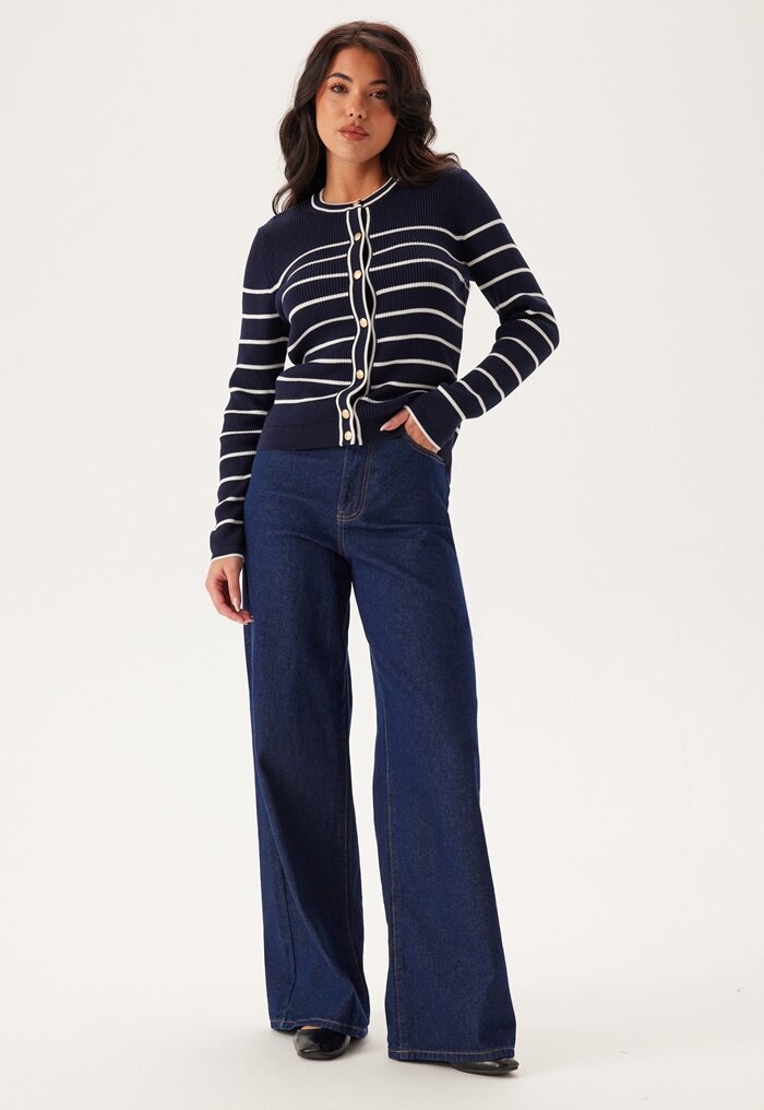 GANT Ribbed Breton Cardigan