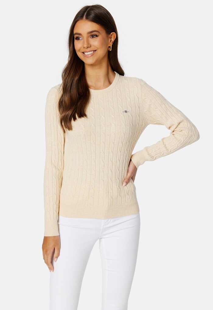 GANT Stretch Cotton Cable C-Neck